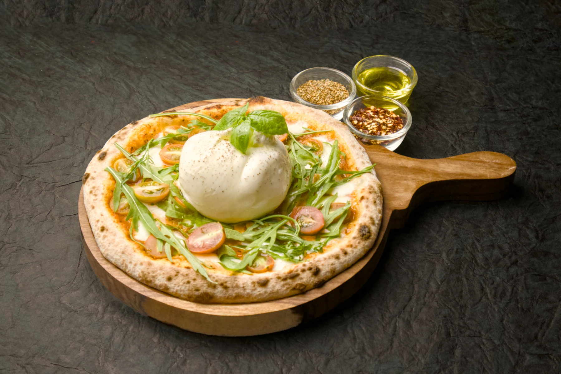 Burrata pizza